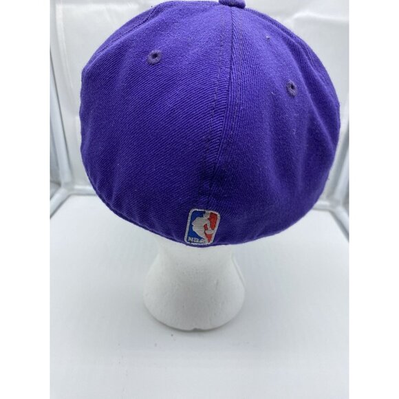 Los Angeles Lakers Purple Baseball Hat Cap NBA OSFM Flex Fit Stretch - Picture 5 of 9